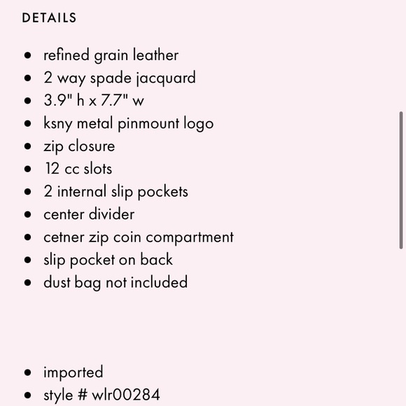 Disney x KATE SPADE NY minnie large continental - Picture 5 of 6